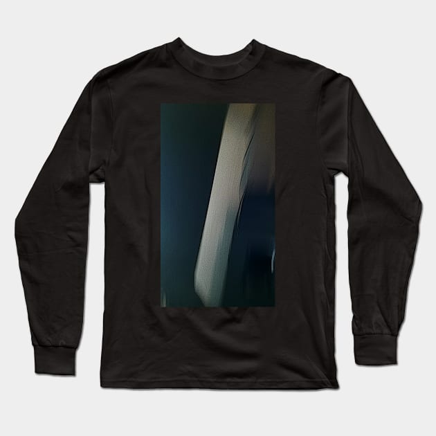 Vertical Smudge Photo Art Long Sleeve T-Shirt by SpieklyArt